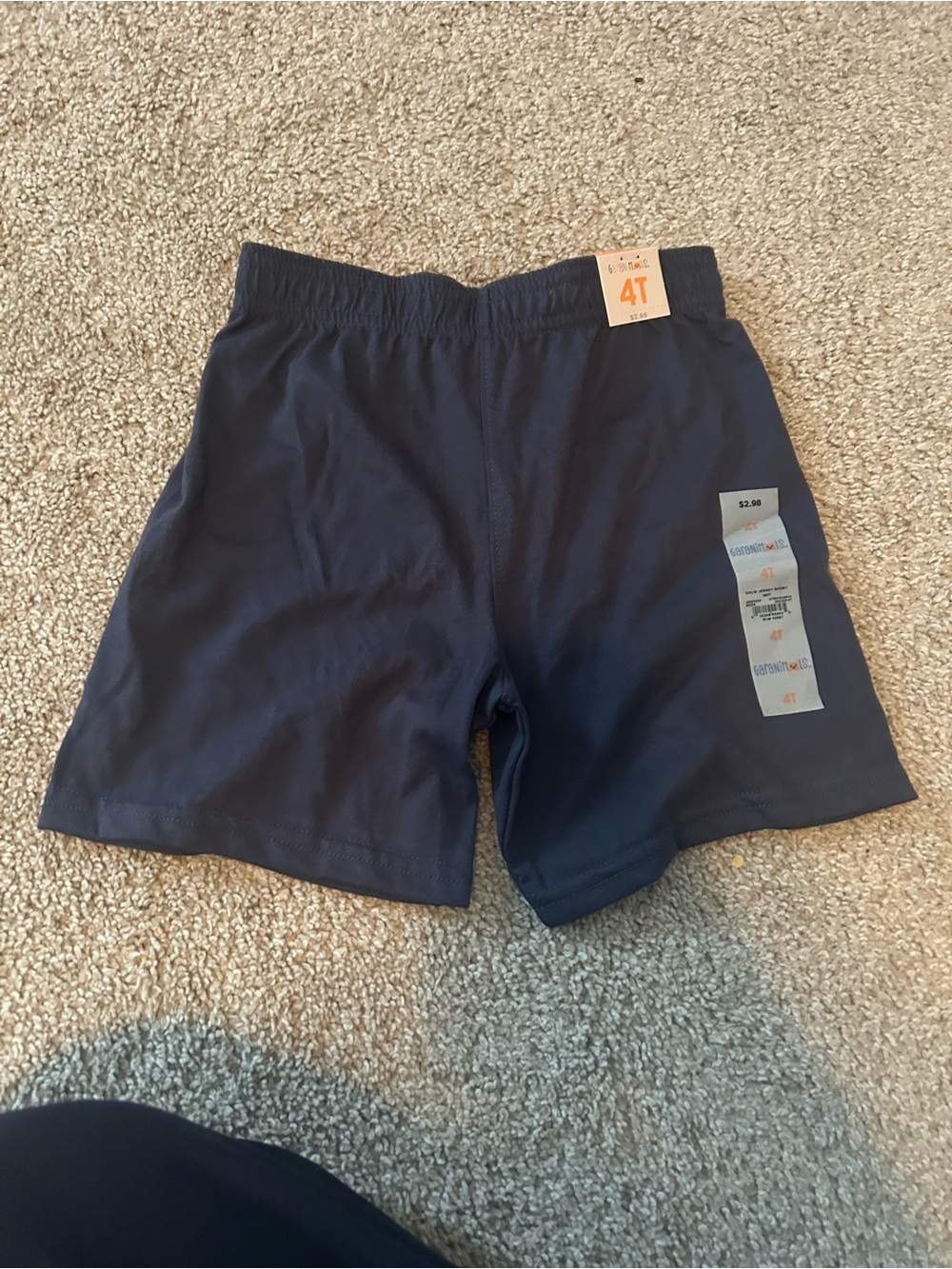 Garanimals 4T Navy Knit Shorts NWT
